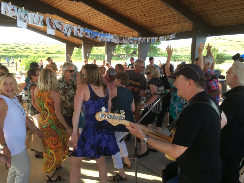 Look Both Ways is a dance band based in Denver, Colorado.   
We play the great rock of Santana and Elvis, and some awesome dance tunes like Jump Jive and Wail as well as crowd favorites like Every Breath You Take.

Look Left, look Right, and then Look Both Ways for great FUN!